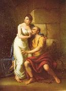 Rembrandt Peale The Roman Daughter oil on canvas
